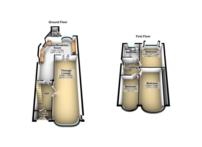 Floorplan for Herent Drive, IG5