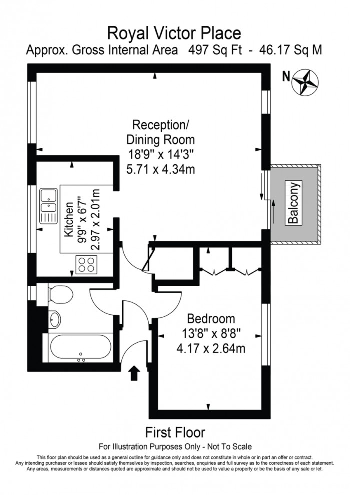 Floorplan for Royal Victor Place, E3