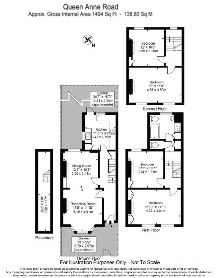 Floorplan for Queen Anne Road, E9