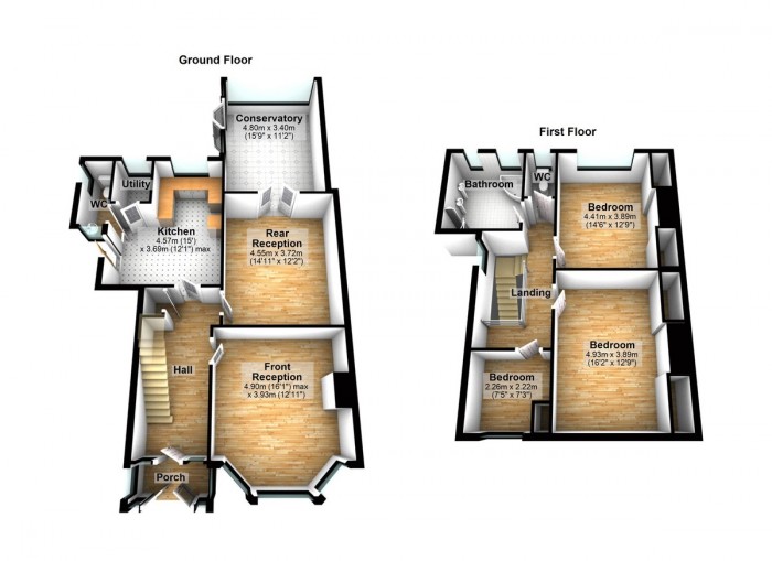 Floorplan for Sunnymede Drive, IG6