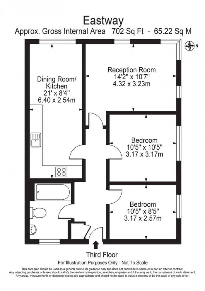 Floorplan for Eastway, E9