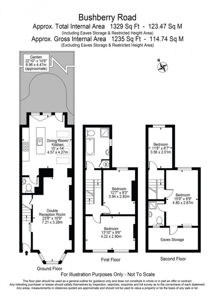 Floorplan for Bushberry Road, E9