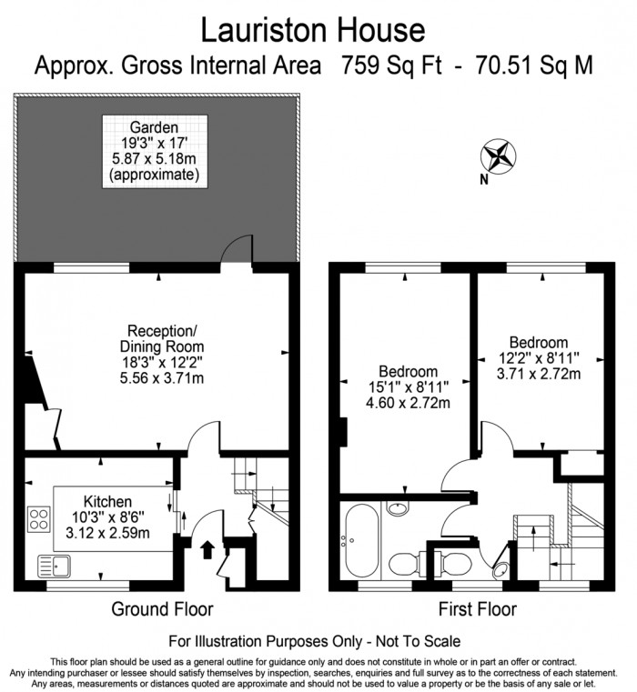 Floorplan for Lauriston Road, E9