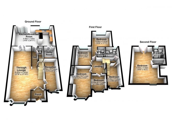 Floorplan for Queenborough Gardens, IG2