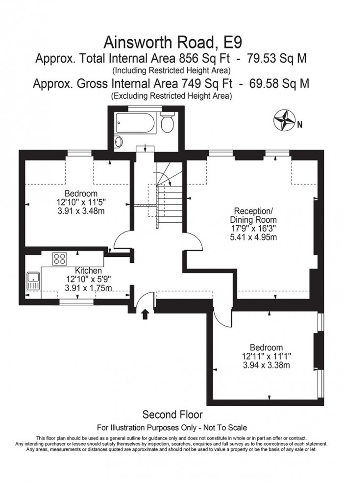 Floorplan for Ainsworth Road, E9