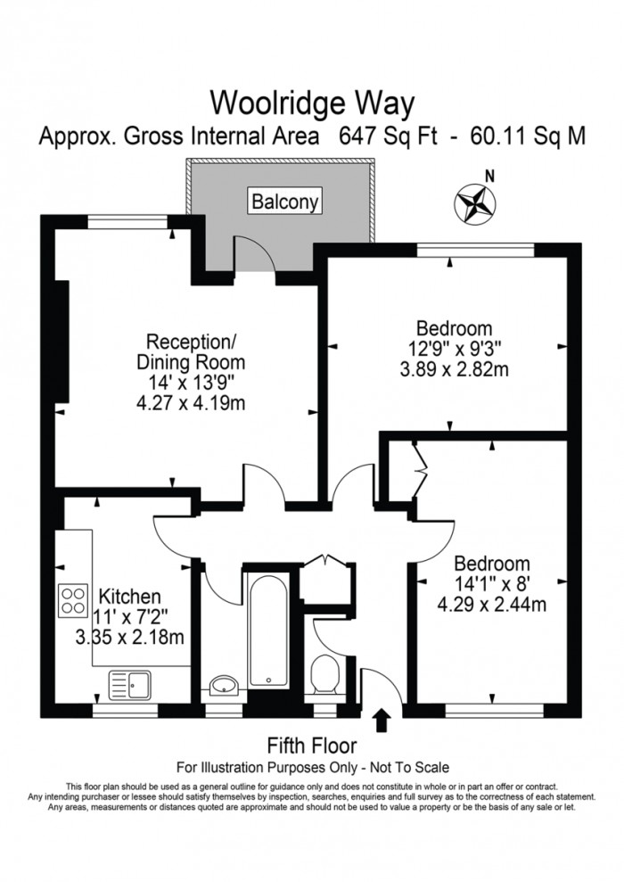 Floorplan for Loddiges Road, E9