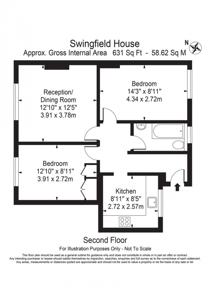 Floorplan for Templecombe Road, E9