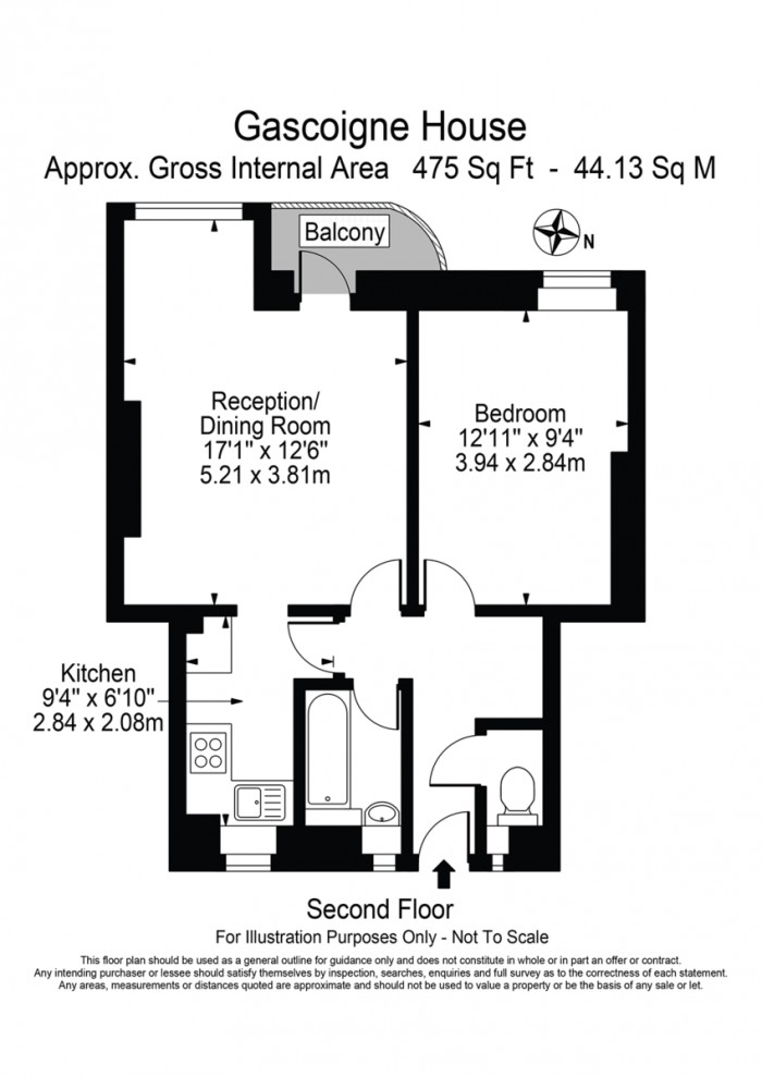 Floorplan for Gascoyne Road, E9