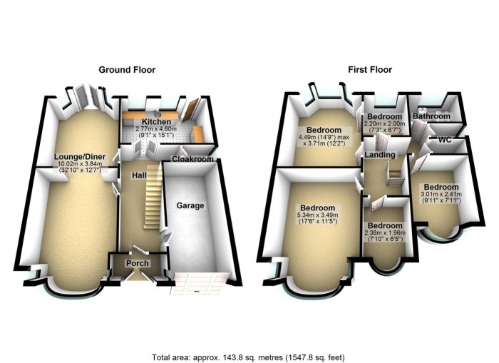 Floorplan for Lord Avenue, IG5