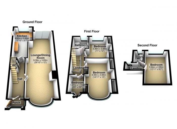 Floorplan for Horns Road, IG6