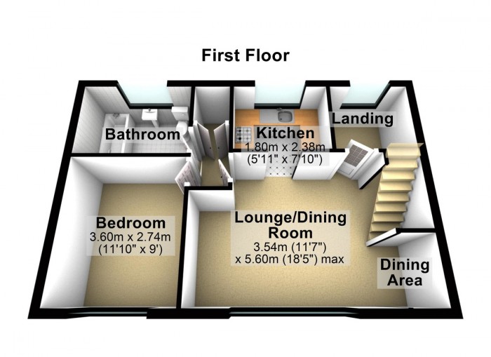 Floorplan for Trentbridge Close, IG6