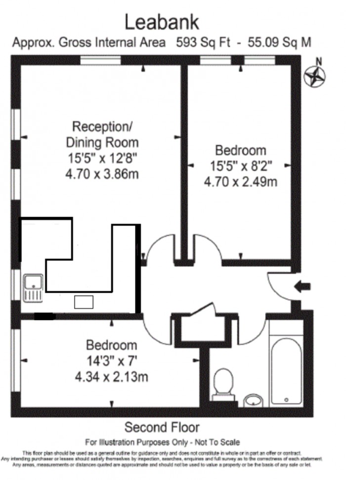 Floorplan for Leabank Square, E9