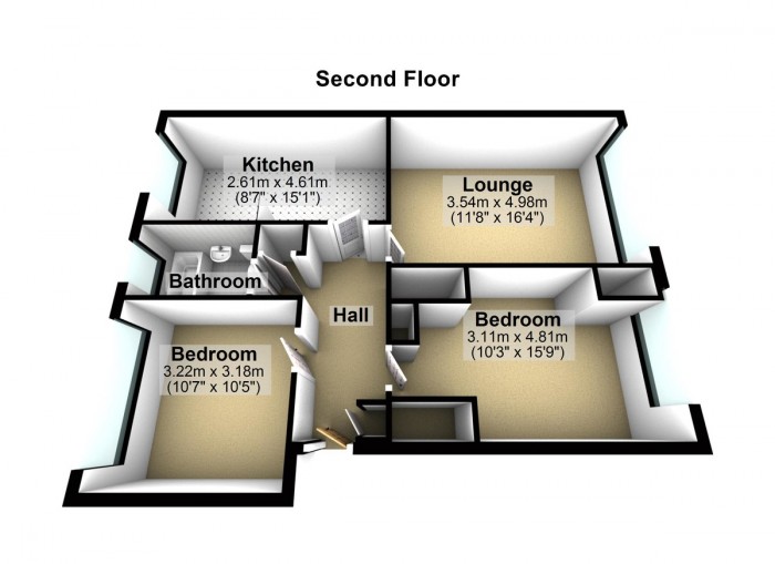 Floorplan for Barton Meadows, IG6