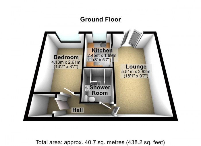 Floorplan for Winningales Court, IG5