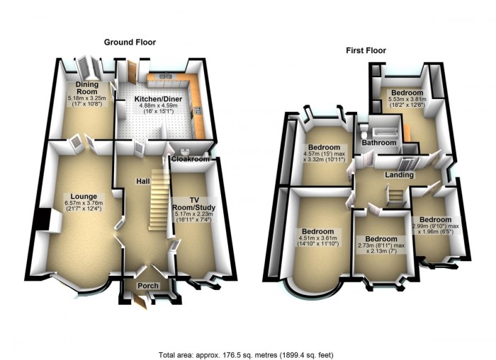 Floorplan for Stradbroke Grove, IG5