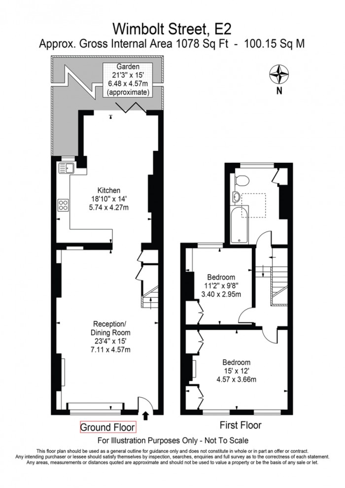 Floorplan for Wimbolt Street, E2