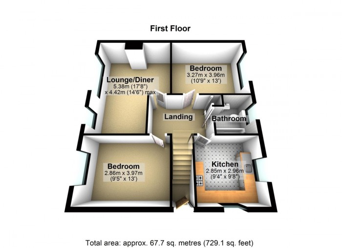 Floorplan for Caernarvon Drive, IG5