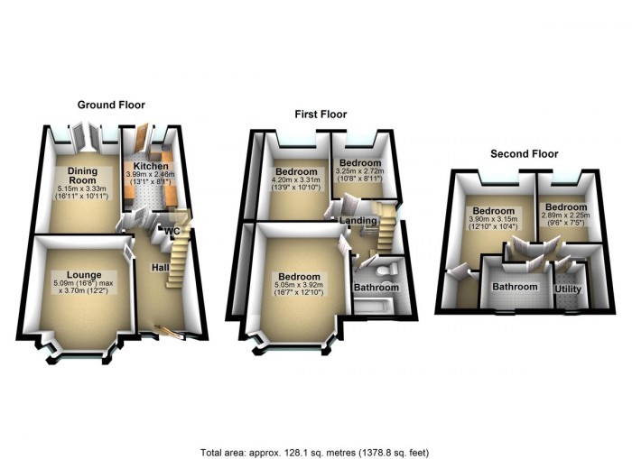 Floorplan for Greenleafe Drive, IG6