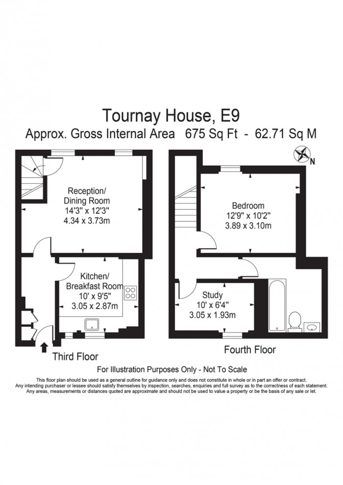 Floorplan for Shore Place, E9