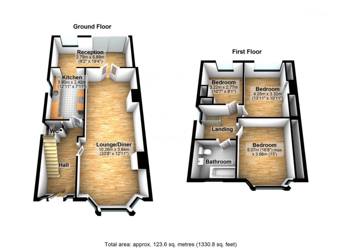 Floorplan for Greenleafe Drive, IG6