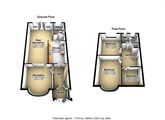 Floorplan for Glenthorne Gardens, IG6