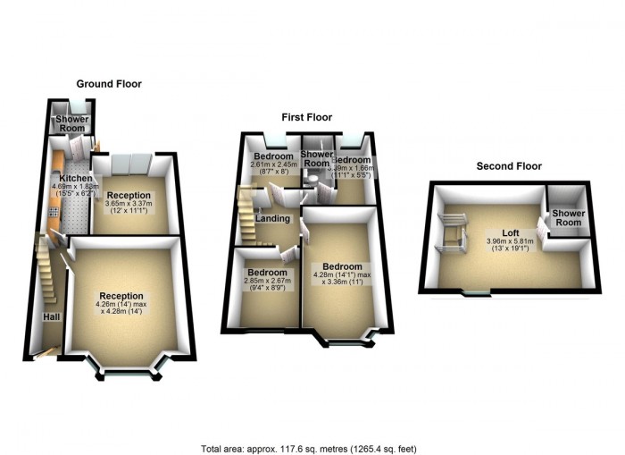 Floorplan for Colenso Road, IG2