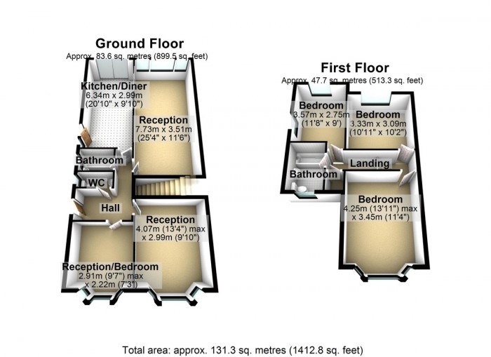 Floorplan for Woodville Gardens, IG6