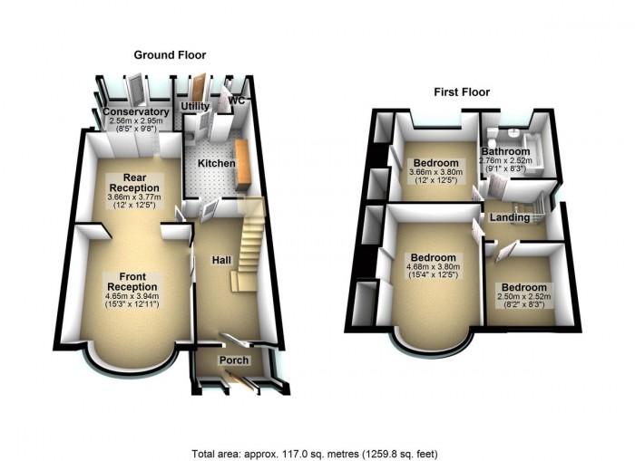 Floorplan for Hamilton Avenue, IG6