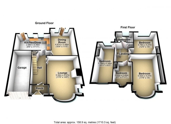 Floorplan for Highwood Gardens, IG5