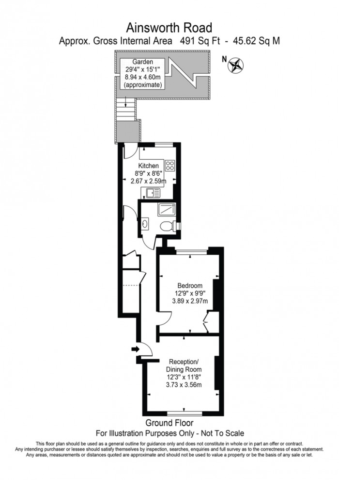 Floorplan for Ainsworth Road, E9