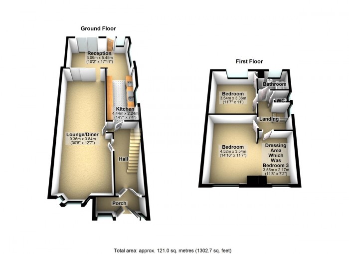 Floorplan for St. Clair Close, IG5