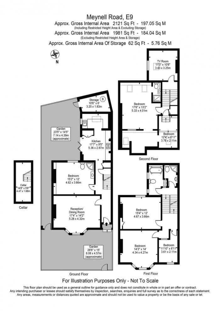 Floorplan for Meynell Road, E9