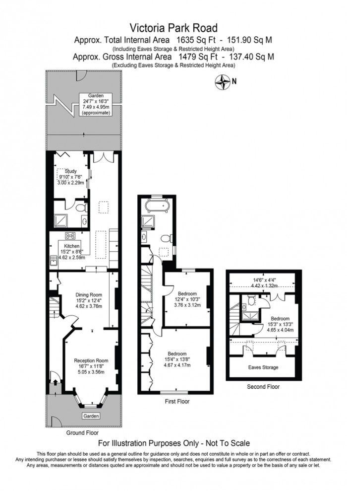 Floorplan for Victoria Park Road, E9