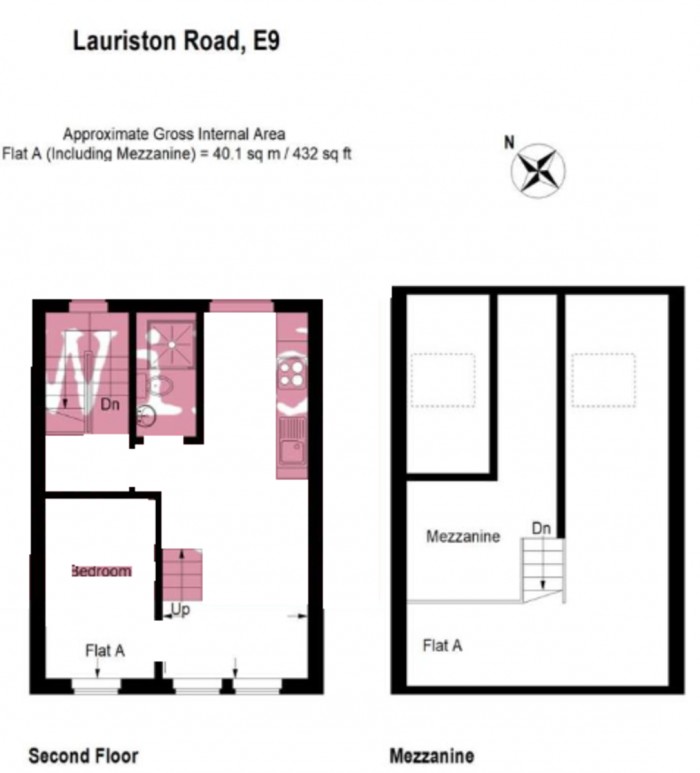 Floorplan for Lauriston Road, E9