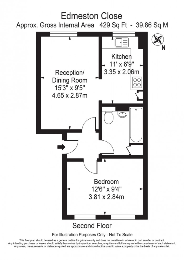 Floorplan for Edmeston Close, E9