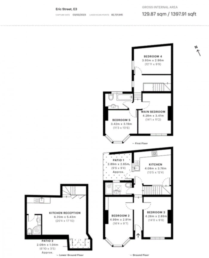 Floorplan for Eric Street, E3