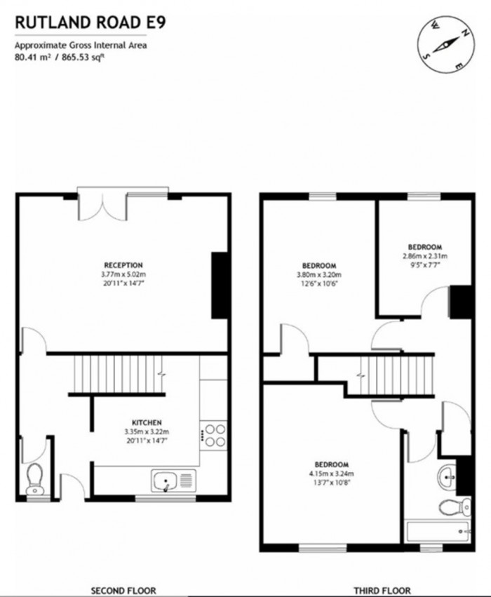 Floorplan for Parkside Estate, E9