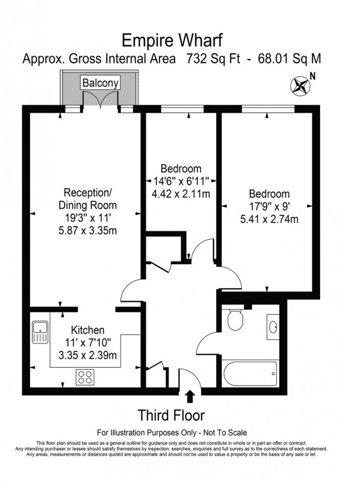Floorplan for Old Ford Road, E3