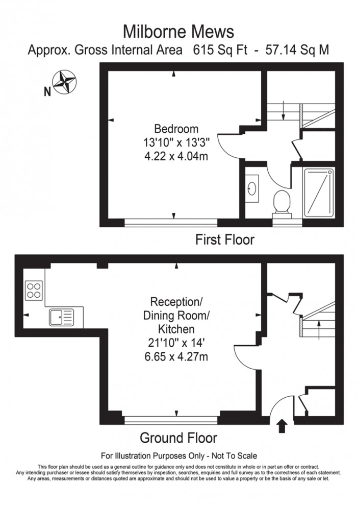 Floorplan for Milborne Mews, E9
