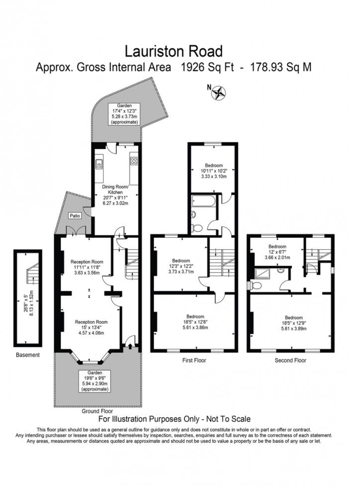 Floorplan for Lauriston Road, E9