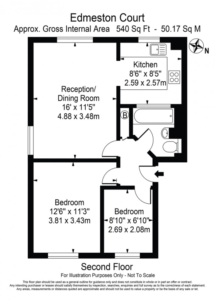 Floorplan for Edmeston Close, E9